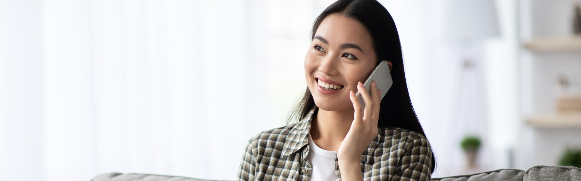 woman using mobile phone